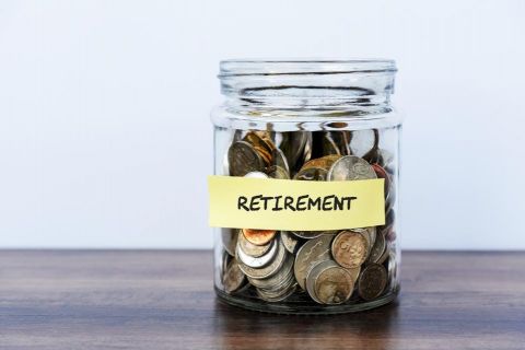 Retirement savings jar