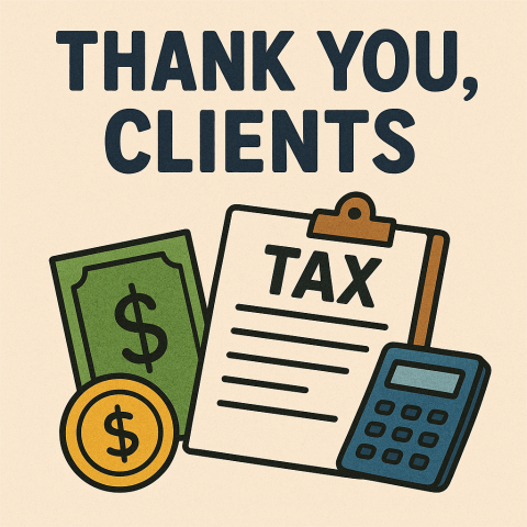 Thank you, clients