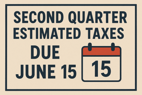 second quarter estimated tax