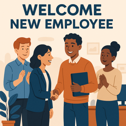 Welcome new employee