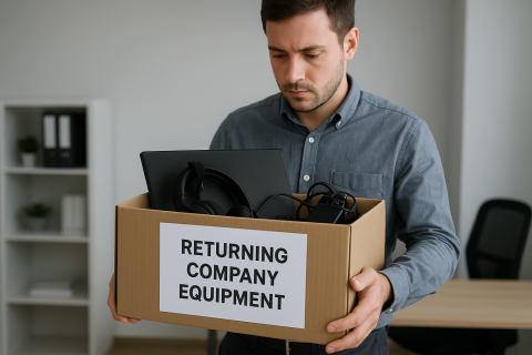 Final Paychecks and Company Equipment