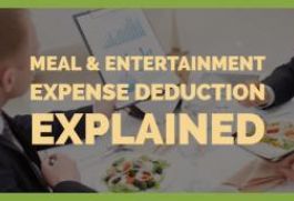 Meals and Entertainment Deductions Update
