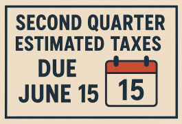 second quarter estimated tax