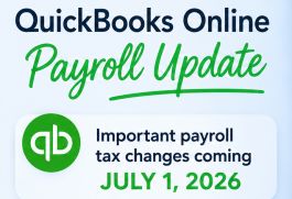 QuickBooks Online Payroll: Important Payroll Tax Update