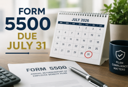 Form 5500 Due July 31