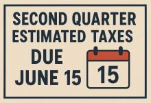 second quarter estimated tax